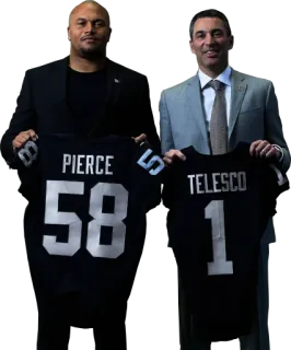 👕 PIERCE 58, TELESCO 1 calcio, maglie, NFL, giocatori, sport telegram sticker