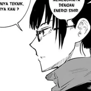 🥢 MEMENUHI NYA DENGAN ENERGI SIHIR. Manga, Anime, Occhiali, Persona, Testo whatsapp sticker