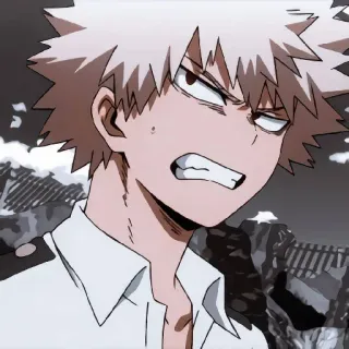 😠 Katsuki Bakugo My Hero Academia Anime, Bakugo, Katsuki Bakugo, My Hero Academia, MHA telegram sticker