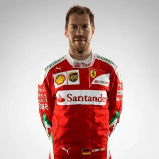 🕴 Sebastian Vettel formula 1, race car, driver, athlete, motorsport whatsapp sticker