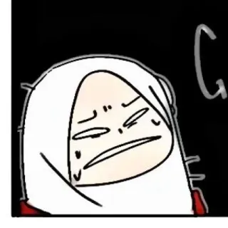 🌺 G Cartone animato, Triste, Piangere, Anime, Illustrazione, Sticker whatsapp sticker