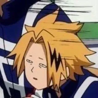 🙄 Denki Kaminari My Hero Academia anime, manga, my hero academia, denki kaminari, funny, exhausted telegram sticker