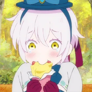 🩸 anime, girl, crying, character, cute, kawaii whatsapp sticker