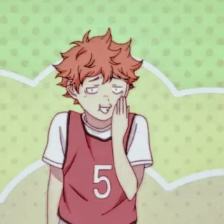 🏐 Hinata Shoyo Haikyuu Anime, Haikyuu, Hinata Shoyo, Drôle, Dessin animé, Personnage, Sticker whatsapp sticker
