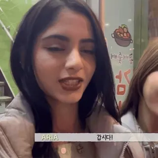 🥨 Aria ARIA 갑시다! whatsapp sticker