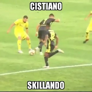 😜 CISTIANO
SKILLANDO calcio, football americano, sport, meme, abilità telegram sticker