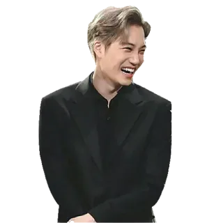 😆 Kai K-pop, EXO, cantante, celebrità, idol whatsapp sticker