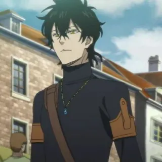 🥑 Yuno Black Clover Anime, Black Clover, Yuno, Personagem, Mangá telegram sticker
