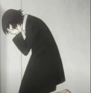 🪦 Anime, Traurig, Weinend, Depression, Verzweiflung telegram sticker