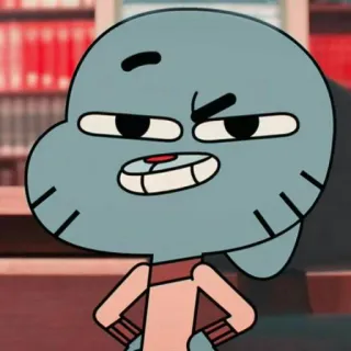 ❤️ Gumball Watterson The Amazing World of Gumball Cartoon, Tier, Katze, Anthropomorph, Figur, Animiert, Gumball Watterson whatsapp sticker