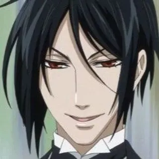 🔌 Sebastian Michaelis Black Butler อนิเมะ, มังงะ, เซบาสเตียน มิคาเอลิส, คนลึกไขปริศนา, ปีศาจ, พ่อบ้าน telegram sticker