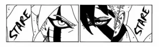 🪐 STARE 漫画, 眼睛, 凝视, 角色 telegram sticker