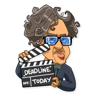 Tim Burton telegram stickers