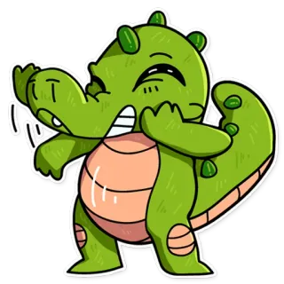 Alligator Harold telegram stickers