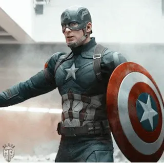 🛡 Captain America superhero, marvel, avengers, comic book, movie character, captain america telegram sticker