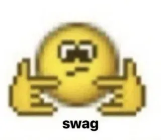 ❤ swag emoji, meme, lustig, cool telegram sticker