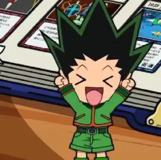😃 Gon Freecss Hunter x Hunter anime, cartoon, character, Gon, Gon Freecss, Hunter x Hunter telegram sticker