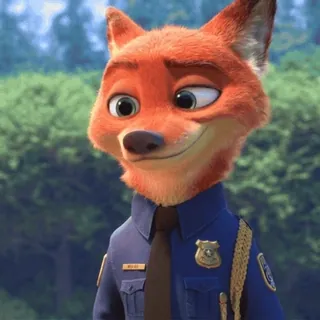 🫡 Nick Wilde Zootopia telegram sticker
