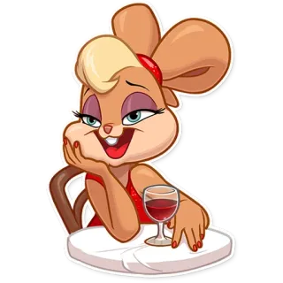 Lola Bunny telegram stickers