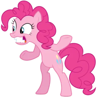 😬 Pinkie Pie My Little Pony Пинки Пай, Пони, My Little Pony, Мультфильм, Анимация, Дружба telegram sticker