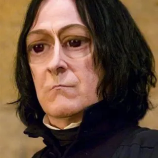 👺 Severus Snape Harry Potter severus snape, harry potter, alan rickman, professor, wizard, potions telegram sticker