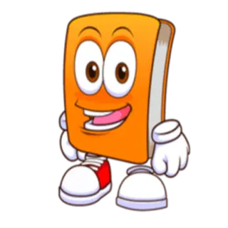 😄 книга, мультфильм, талисман, образование, чтение, школа whatsapp sticker