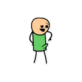 🤗 strichmännchen, cartoon, cyanide and happiness, humor, komödie, erwachsene telegram sticker