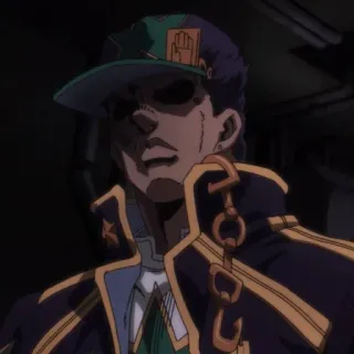 🌊 Jotaro Kujo JoJo's Bizarre Adventure anime, manga, jojo, jotaro, jotaro kujo telegram sticker