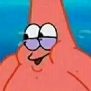 😆 Patrick Star Spongebob Squarepants Patrick, Spongebob Schwammkopf, Cartoon, lustig, Charakter, Meme telegram sticker