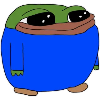 🙂 Pepe the Frog Pepe, Meme, Kikker, Internetmeme, Cartoon, Personage telegram sticker