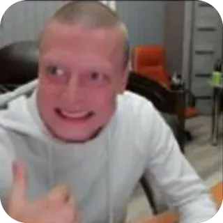 🫥 trollface_guy internet_meme trollface, meme, funny, reaction, grin, facial_expression, internet_culture telegram sticker