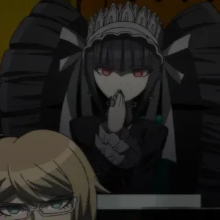 🃏 Celestia Ludenberg Danganronpa Anime, Danganronpa, Celestia Ludenberg, Gótico, Personagem telegram sticker