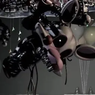 🌟 Mangle Five Nights at Freddy's animatronic, fnaf, mangle, horror, video game, robot telegram sticker