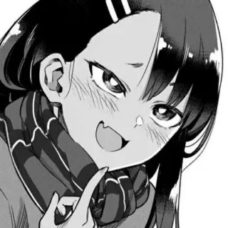 😏 Nagatoro Don't Toy with Me, Miss Nagatoro Anime, Manga, Nagatoro, Jangan Menggodaku, Nagatoro, Lucu, Kartun, Karakter telegram sticker