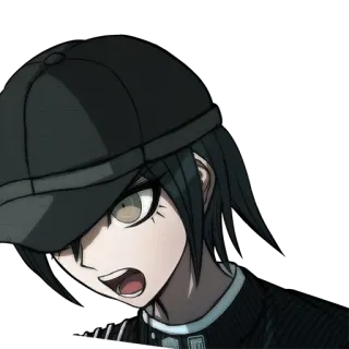 😤 Shuichi Saihara Danganronpa V3: Killing Harmony Аниме, Детектив, Шуичи Сайхара, Danganronpa V3, Персонаж, Видеоигра telegram sticker