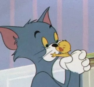 💛 Tom Cat hoạt hình, mèo, tom và jerry, animated, dễ thương, vui nhộn telegram sticker