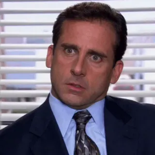 🗞 Michael Scott The Office Comedy, Büro, TV, Steve Carell, Lustig telegram sticker
