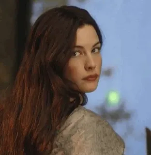 🍒 Arwen The Lord of the Rings Arwen, Liv Tyler, elfo, Senhor dos Anéis, fantasia, filme, personagem telegram sticker