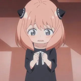 🥺 Anya Forger Spy x Family Anime, Cartoon, Spy x Family, Anya Forger, Süß, Kawaii telegram sticker