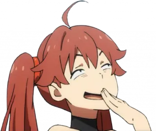 😜 anime, chica, expresión facial, dibujo animado, personaje telegram sticker