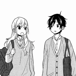 ♠️ Anime, Mangá, Escola, Alunos, Romance, Personagens, Arte telegram sticker