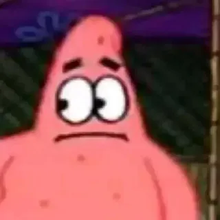 🤨 Patrick Star SpongeBob SquarePants การ์ตูน, แพทริค, สพันจ์บ็อบ, ดาว, ทะเล telegram sticker