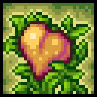💛 fruta, pixel art, planta, cosecha, amarillo telegram sticker
