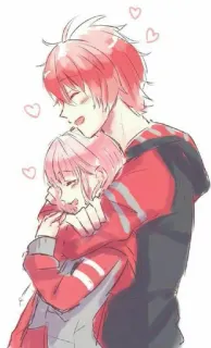 💗 Anime, Casal, Amor, Romance, Abraço telegram sticker