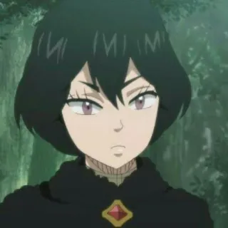🔪 Secre Swallowtail Black Clover Anime, Secre Swallowtail, Black Clover, Dessin animé, Femme, Manga, Magicien whatsapp sticker