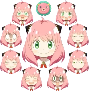 Spy x Family @AnimeLibrary_Stickers telegram stickers