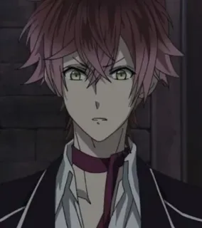😳 Ayato Sakamaki Diabolik Lovers anime, vampire, male, gothic, character telegram sticker