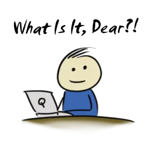 😌 patyczak, komputer, biuro, biurko, kreskówka, laptop telegram sticker