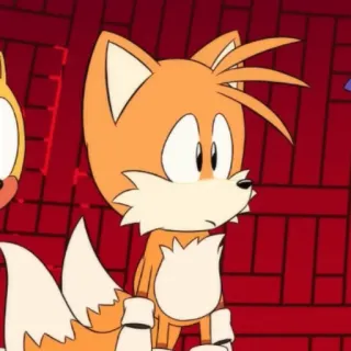 🦊 Tails videospiele, sonic, miles tails prower, fuchs, zeichentrickfigur whatsapp sticker