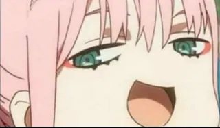 😍 Zero Two Darling in the Franxx Anime, Personaje, Zero Two, Darling in the Franxx telegram sticker